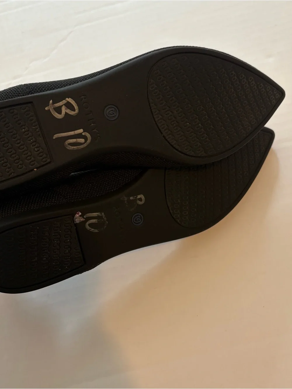 Rothy’s the point black flats size 7 - Picture 5 of 6
